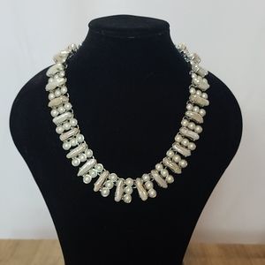 Real Pearl set - necklace and ring